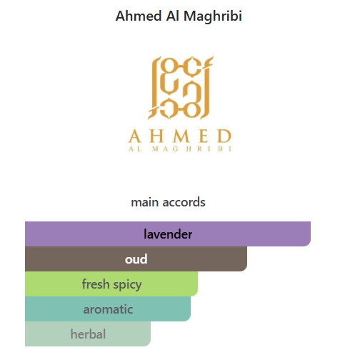 Oud lavender Ahmad al maghribi